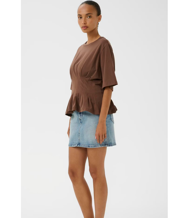 Gestuz GZInez Tee Rain Brown