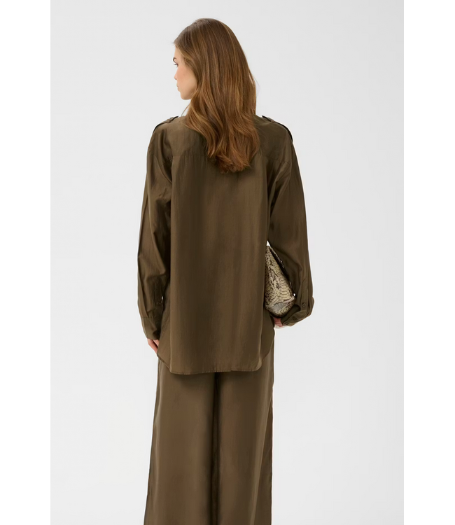 Gestuz GzSiora LS Blouse Rain Brown