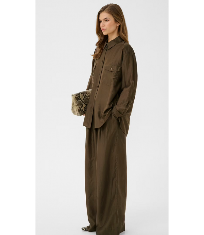 Gestuz GzSiora HW Pants Rain Brown