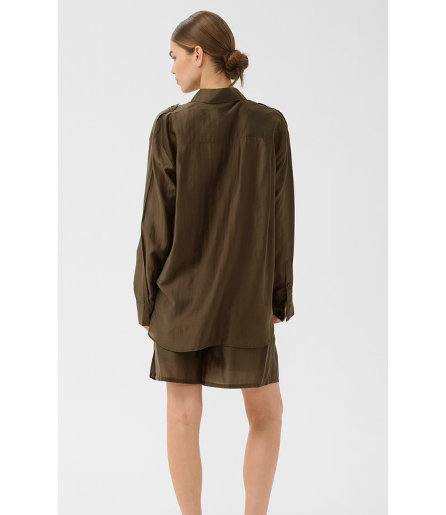 Gestuz GzSiora HW Shorts Rain Brown