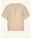 By Bar Vina Linen Blouse Biscuit