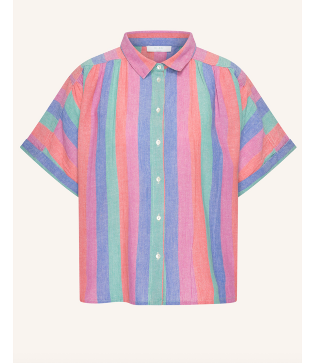 By Bar Sunny Rainbow Stripe Blouse