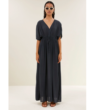 By Bar Long Dress Charcoal