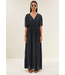 By Bar Long Dress Charcoal