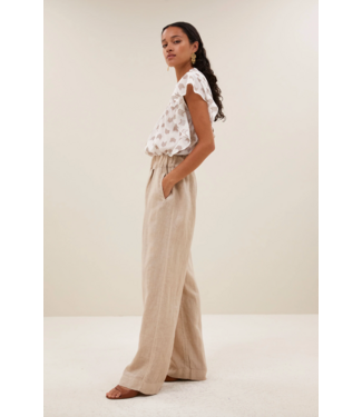 By Bar Benji Linen Pants Biscuit