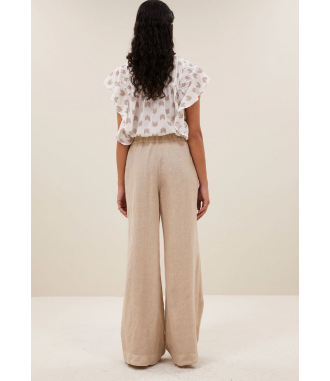 By Bar Benji Linen Pants Biscuit