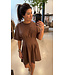 Gestuz GzInez Short Dress Rain Brown