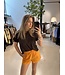 Closed Elasticated shorts spice orange
