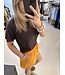 Closed Elasticated shorts spice orange