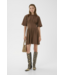 Gestuz GzInez Short Dress Rain Brown