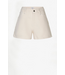 Dante 6 Menton Fringed Denim Shorts Off-White