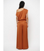 Dante 6 Roam Satin Drapey Top Sunset Orange