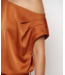 Dante 6 Roam Satin Drapey Top Sunset Orange