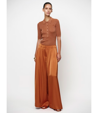 Dante 6 Onique Wide Satin pants Sunset Orange