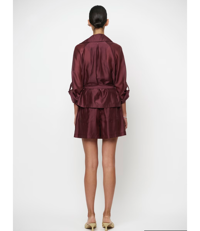 Dante 6 Svea Short Trench blazer Cacao berry
