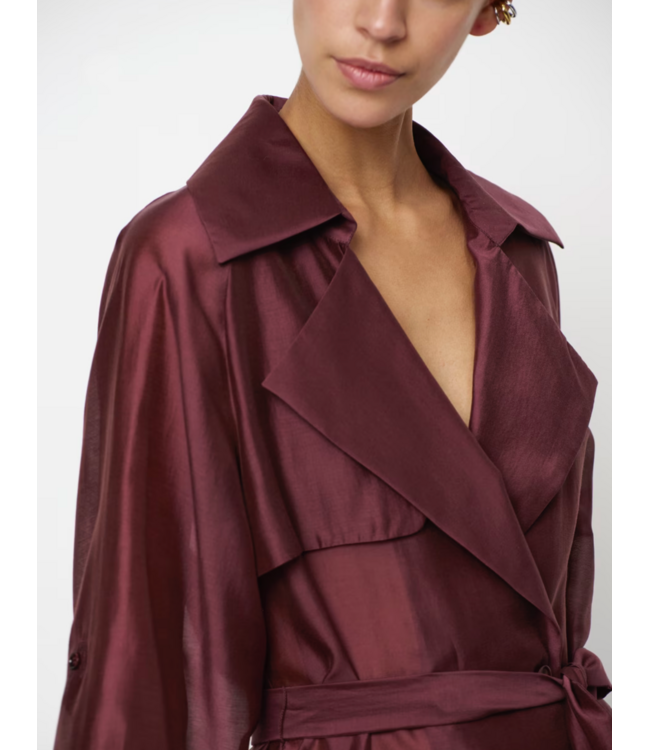 Dante 6 Svea Short Trench blazer Cacao berry