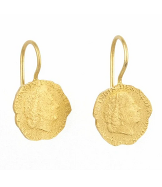 Betty Bogaers Ten Cent Earring Gold