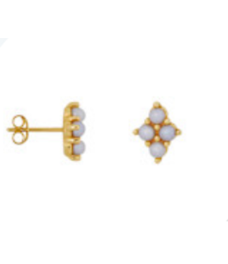 Betty Bogaers Copy of Circles Stud Earring Gold