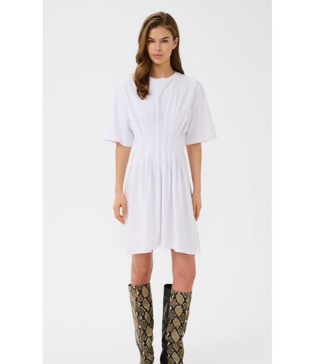 Gestuz GzInez Short Dress Bright White