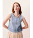 FRNCH Aqualina Top blue jean