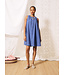 FRNCH Robe Angela blue electrique