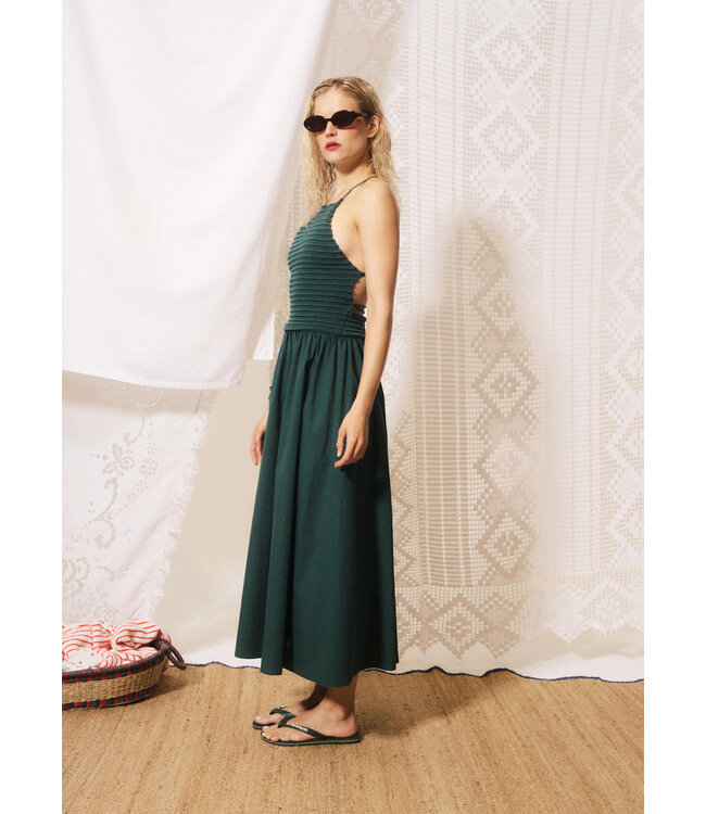 FRNCH Robe Lucia vert rivage
