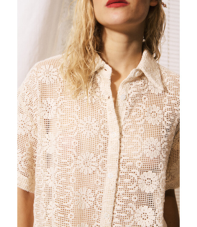 FRNCH Chemise Vincenzo creme