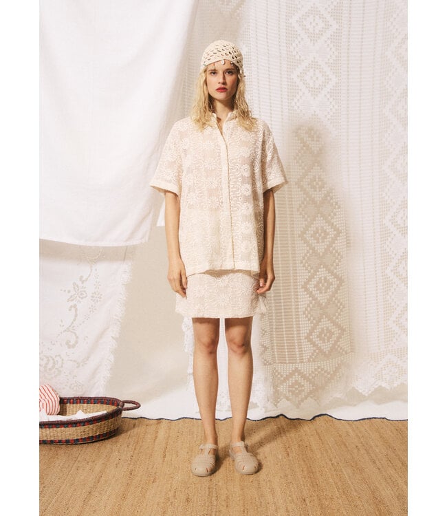 FRNCH Chemise Vincenzo creme