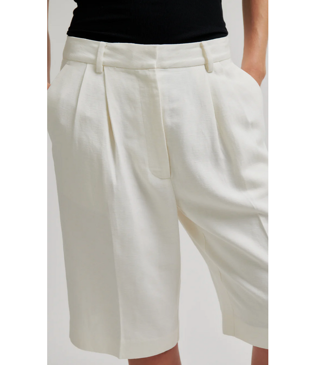 Second Female Lino Shorts White Alyssum