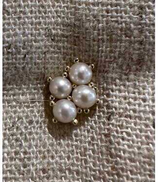 Betty Bogaers Copy of Circles Stud Earring Gold