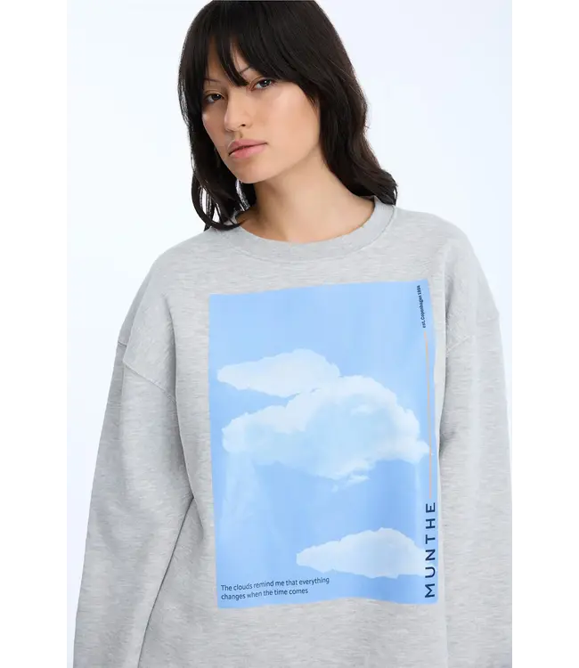 Munthe Nathan sweater light grey