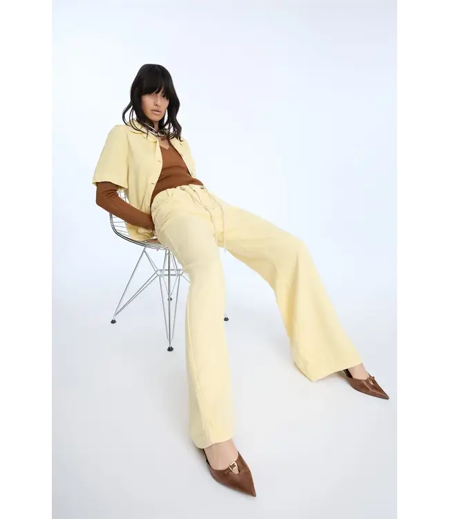 Munthe Obey pants lemon