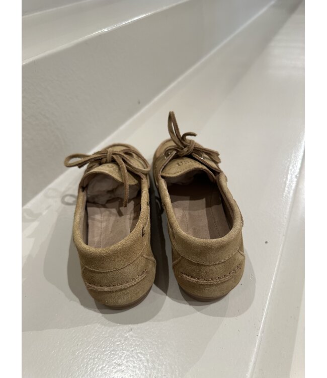 Posa Boat Loafer Suede Tan