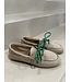Posa Boat Loafer Suede Light Taupe