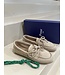 Posa Boat Loafer Suede Light Taupe