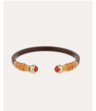 Gas Bijoux Sari Bracelet Acetate Brown