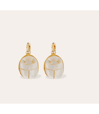 Gas Bijoux Scaramouche earrings Pearl