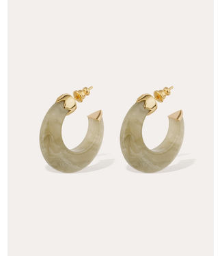 Gas Bijoux Abalone  Earring Mini Acetate