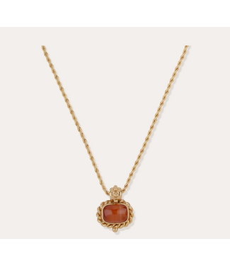Gas Bijoux amarante necklace orange