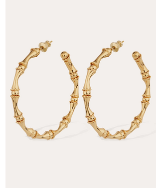 Gas Bijoux Copy of Lyre Creole Earring Gold