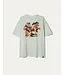 Denham Kansai graphic tee Mercury green