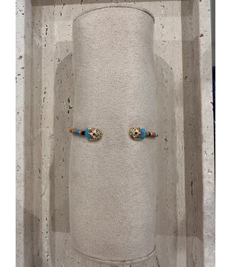 Gas Bijoux Duality Bracelet Blue Orange