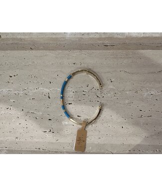 Gas Bijoux Zanzibar Bracelet Clear Blue