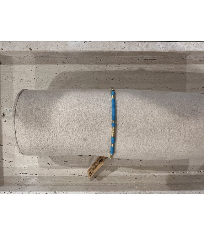 Gas Bijoux Zanzibar Bracelet Clear Blue
