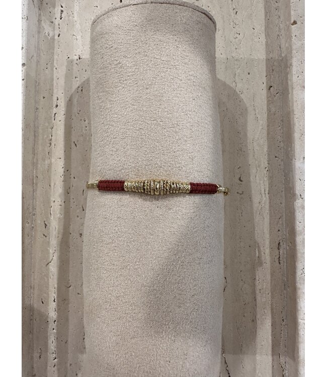 Gas Bijoux Zizanie Bracelet Jonc red