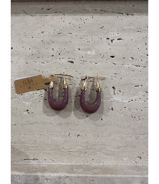 Gas Bijoux Copy of Lyre Creole Earring Gold