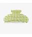 Harmony Basil claw clip green/white