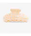 Harmony Rosette claw clip pink/white