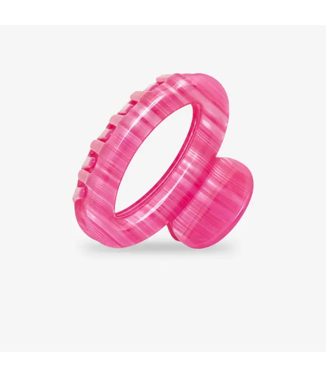Aura viva claw clip rond pink