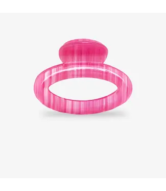 Aura viva claw clip rond pink